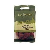 Just Natural Organic Whole Almonds 80g (1 x 80g)