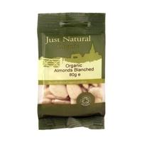 Just Natural Organic Almonds Blanched 80g (1 x 80g)