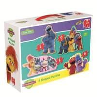 Jumbo Games The Furchester Hotel 4-in-1 Shaped Jigsaw Puzzles (6/8/10 and 12-Piece)