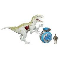 Jurassic World Indominus Rex vs Gyrosphere - Damaged