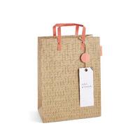 Just Because Checkered Kraft Large Gift Bag