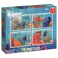 jumbo disney finding dory 4 in 1 jigsaw puzzles
