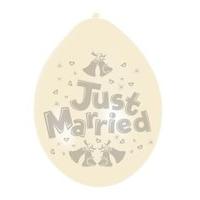 Just Married Latex Balloons