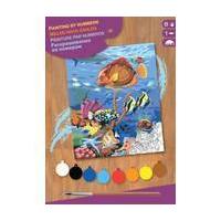 Junior Painting by Numbers Coral Scene