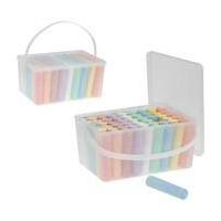 Jumbo Coloured Chalk Tub 54 Pieces