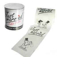 Just Married Toilet Paper