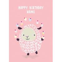 Juggling Sheep Happy Birthday