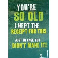 Just in Case | Funny Birthday Card
