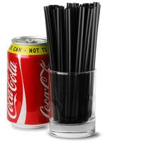 jumbo smoothie straws 6inch black box of 250