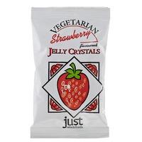 Just Wholefoods Vegetarian Jelly Crystals Strawberry 85g - 85 g