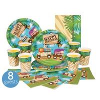 Jungle Safari Basic 8 Party Kit