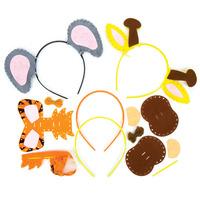jungle animal headband sewing kits pack of 4