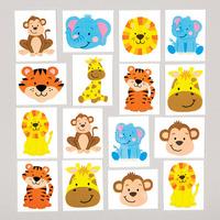 jungle chums tattoos pack of 144