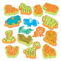 Jungle Animal Stampers (Pack of 12)