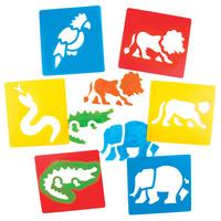 jungle stencils per 5 sets