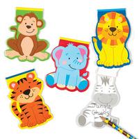 jungle chums memo pads pack of 6