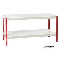 Just Workbench with Melamine Top & Full Under shelf 1800 w x 750 d