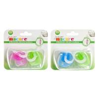 Junior Macare Silicone Orthodontic Soothers 3m+