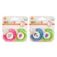 Junior Macare Orthodontic Silicone Soothers 6m+