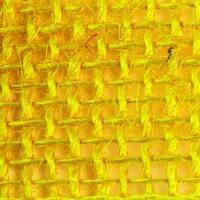Jute Fabric Strips. Yellow. Each