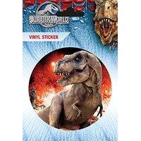 jurassic world t rex vinyl sticker