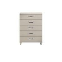 Juno White Elm & Cashmere Effect Drawer (H)1100mm (W)800mm (D)420 mmmm