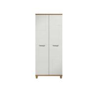 juno white oak effect 2 door wardrobe h1930mm w800mm