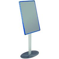 Junior Mobile Tilting Whiteboard with Aluminium Flame