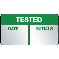 JUMBO ALUMINIUM FOIL LABEL TESTED ALUMINIUM FOIL - 75 x 40MM - ROLL OF 1000