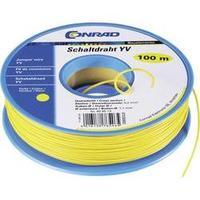 Jumper wire Yv 1 x 0.20 mm² Green Conrad Components 93030c244 50 m