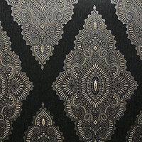 Julian Macdonald Jewel Decorative Wallpaper Black/Gold