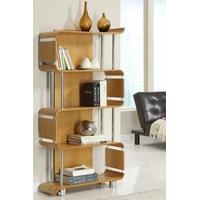 Jual Curve Oak Bookshelf BS201