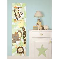 Jungle Friends Wallpops Growth Chart