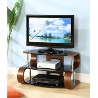 Jual Curve Walnut 850 TV Stand JF203