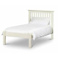 julian bowen barcelona 4ft 6 double wooden bedstead white