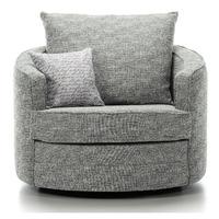 julien scatter back swivel armchair pebble