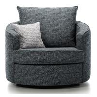 julien scatter back swivel armchair charcoal