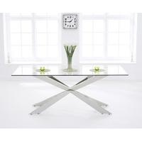 Juniper 200cm Glass Dining Table