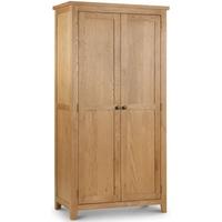 julian bowen marlborough oak wardrobe 2 doors