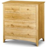 Julian Bowen Kendal Pine Chest of Drawer - 3 + 2 Drawers