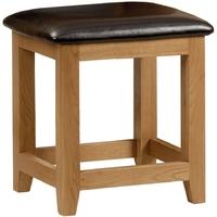 julian bowen marlborough oak dressing stool