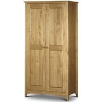 julian bowen kendal pine wardrobe 2 doors