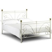 Julian Bowen Cadiz Ivory Metal Bed