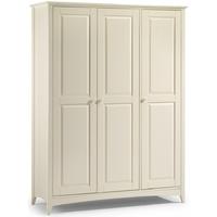 julian bowen cameo off white wardrobe 3 doors