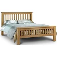 julian bowen amsterdam oak bed high foot end