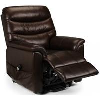 Julian Bowen Pullman Brown Leather Recliner Chair