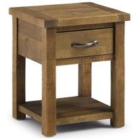 julian bowen aspen lamp table with drawer