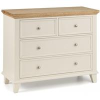 julian bowen portland wide chest of drawer 4 drawer