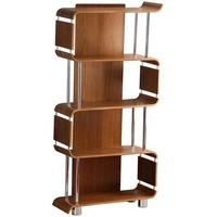 Jual Curve Walnut Bookshelf BS201