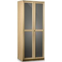 Julian Bowen Strada Light Oak Wardrobe - 2 Doors